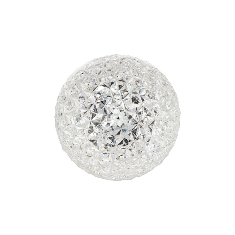 Planet LED Floor Lamp, Crystal, 51"