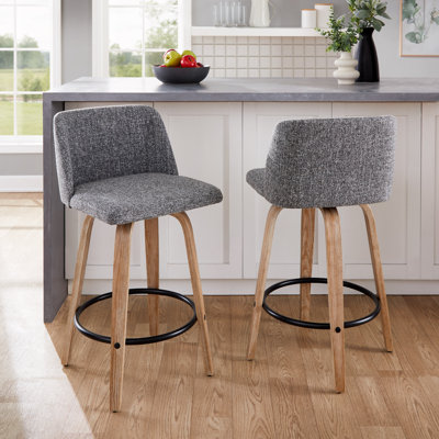 Tabouret de bar pivotant 29,5 po Toriano