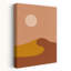 «Warm Desert Sun», impression de paysage abstrait de montagne moderne minimaliste-220078266