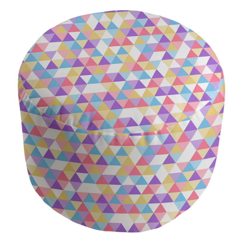 Repose-pieds Avicia, Moutarde / mauve