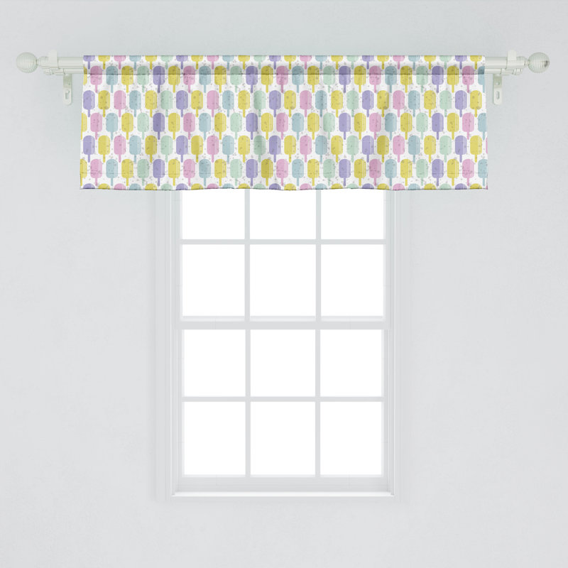 Multicolore cantonnière Ambesonne, L 54 po x L 12 po