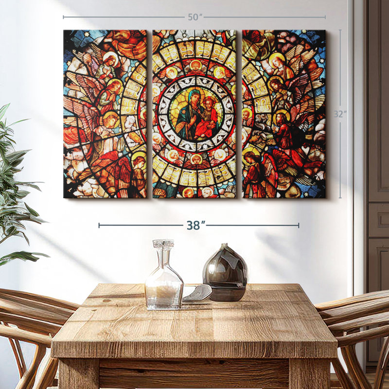 «Church Window» sur, H 32 po x l 50 po x P 1,25 po