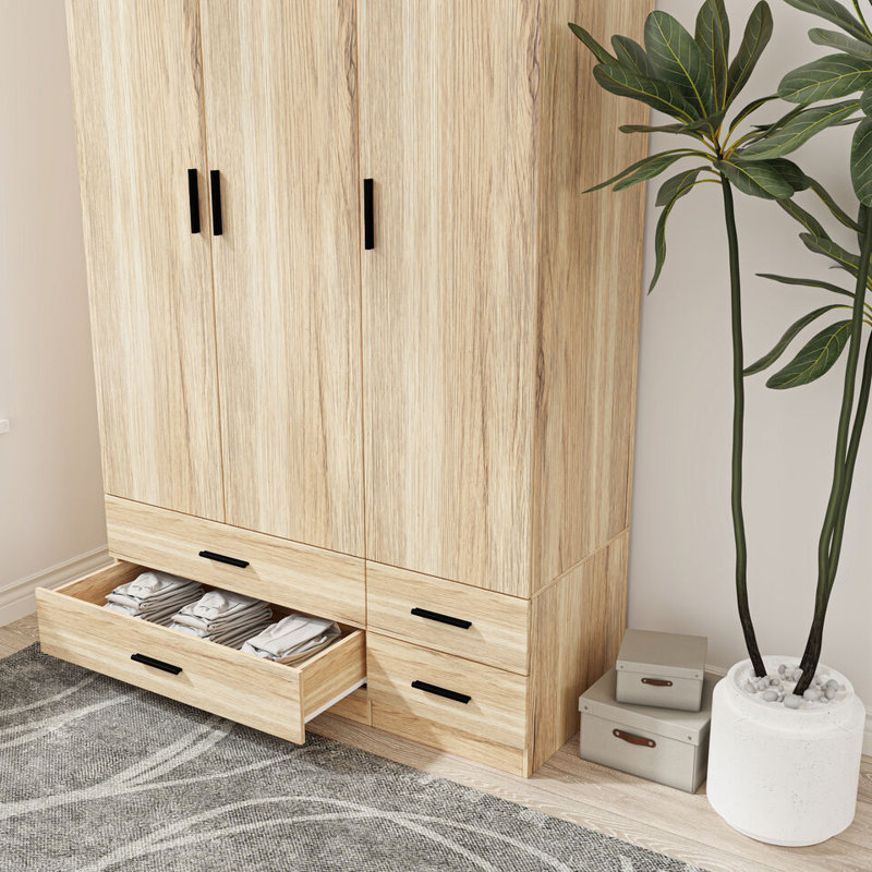 Retonia Manufactured Wood Wardrobe, Oak