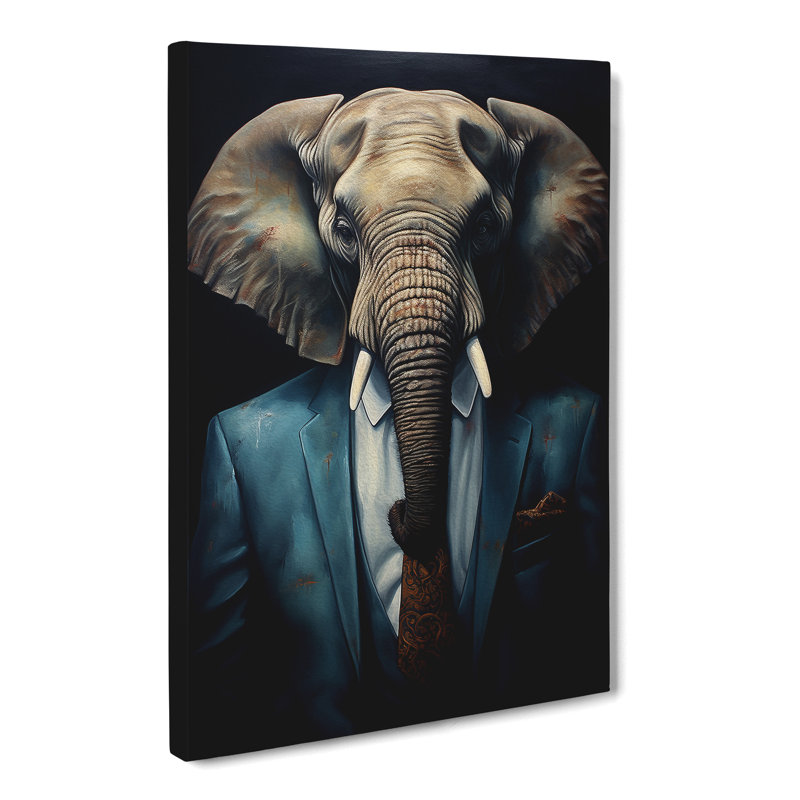 Elephant In A Suit - Print