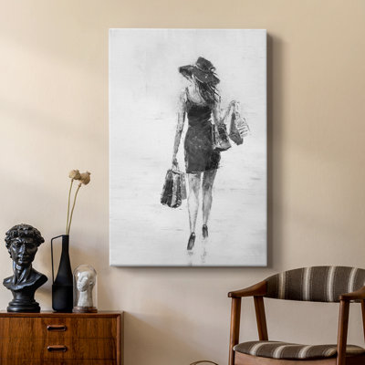 Shopping Day II -Custom Wrapped Gallery Cavas