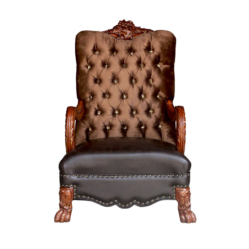 Chaise d'appoint capitonnée Adison