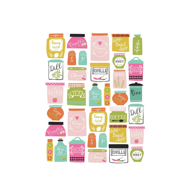 «In the Kitchen I» par Angela Nikeas, reproduction d'art sur toile tendue, H 12 po x l 8 po x P 0,75 po