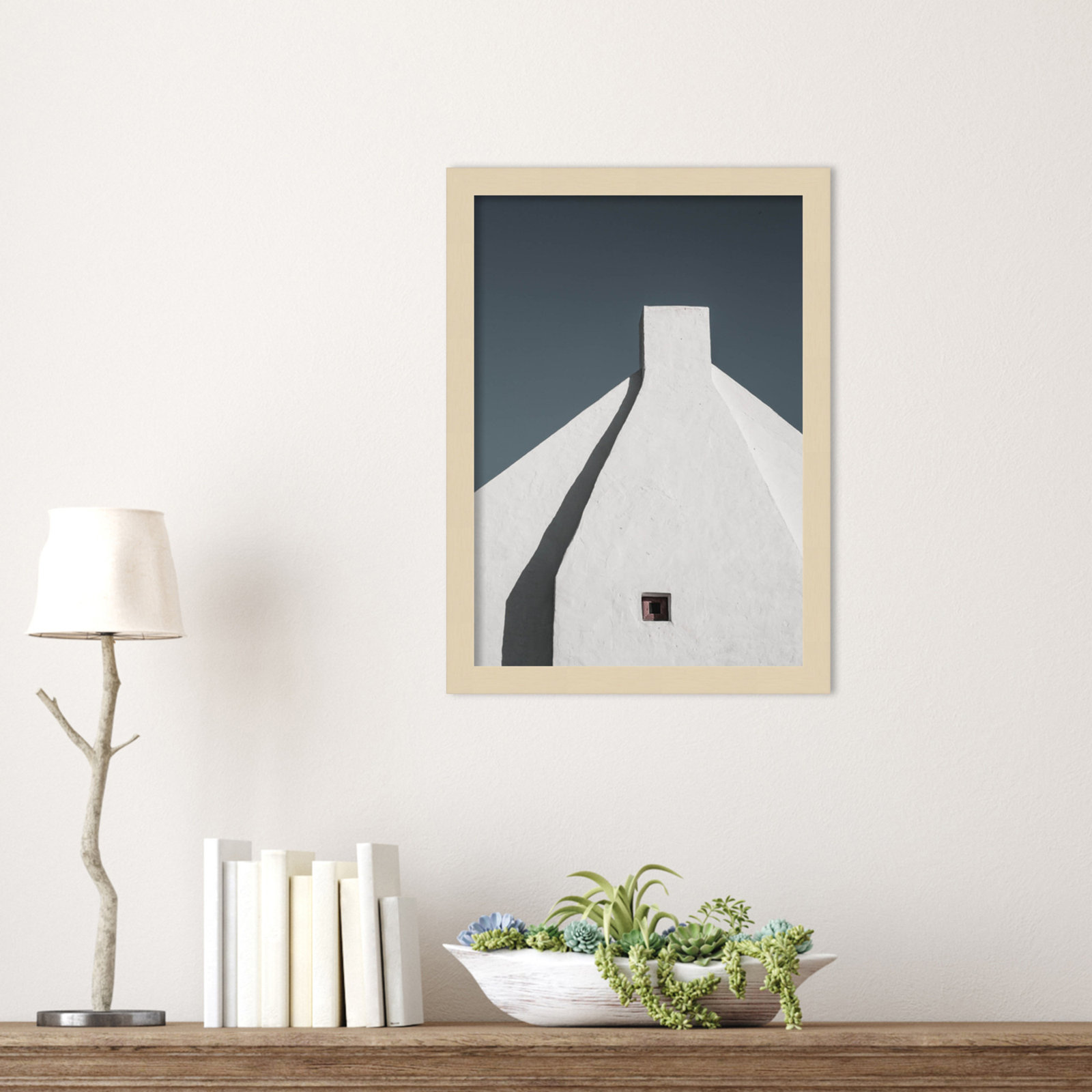 Ruebin "Archi Tek 02" Print, Brown, 17" H x 13" W
