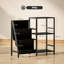 HOMCOM Record Player Stand with Vinyl Record Storage-1582773040
