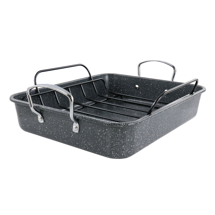 16.5 Inch Large Carbon Steel Roaster With Rack