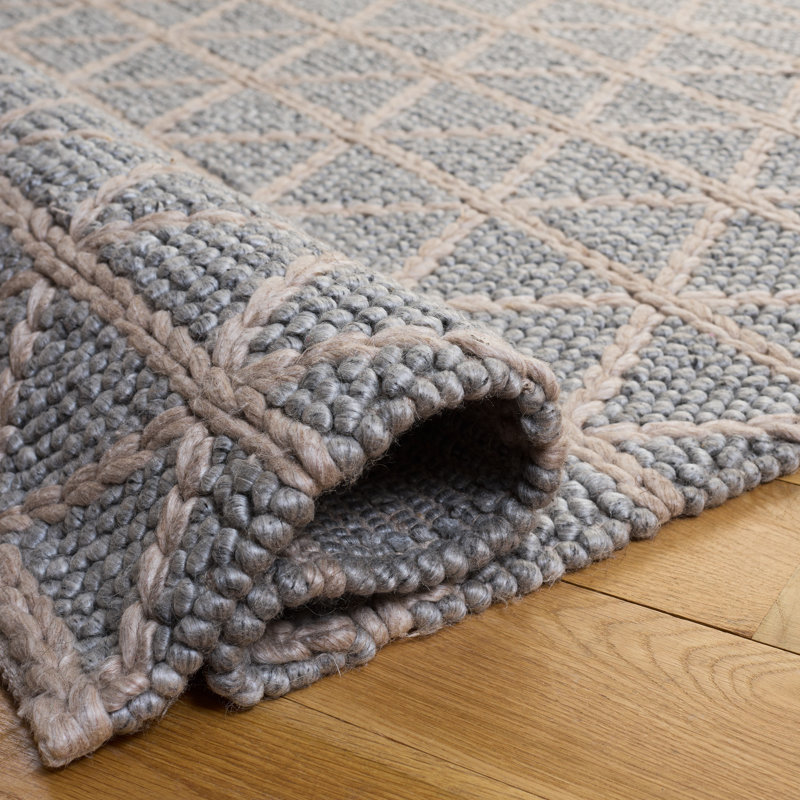 Natura Hand Woven Wool; Cotton; Recycled P.E.T Chevron Indoor Rug, Rectangle 9' x 12'