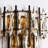 Adyanna 3-Light Iron Flush Mounted Sconce