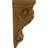 7"W x 8 1/2"D x 26"H Medium Jumbo Acanthus Wood Corbel, Alder (6-Pack)-73318374-73668143