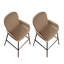 Chaise d'appoint Camel (dossier de 2)-733444293