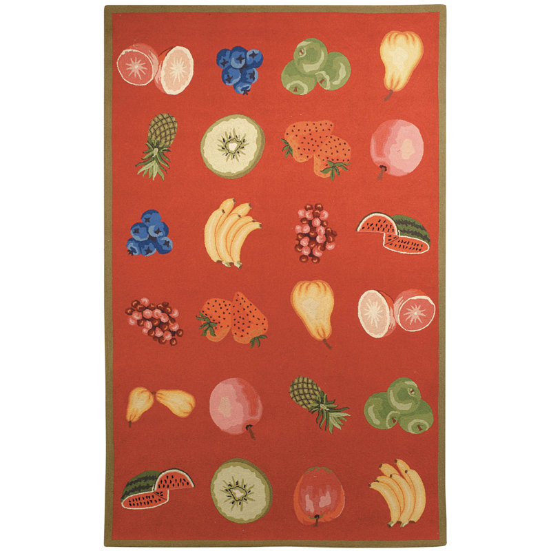Chelsea Hand Hooked Wool Pile Rug, Rectangle 6' x 9'