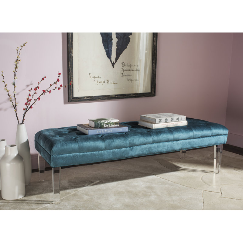 Banc avec revêtement, Cyan