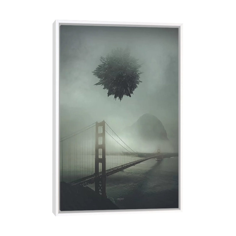 Apocalypse I by Rob Hakemo - Print on Canvas, 66.04 cm H x 45.72 cm W, White Framed