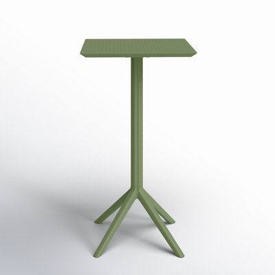 Farrah 23.6'' Resin Fliptop Outdoor Bar Table