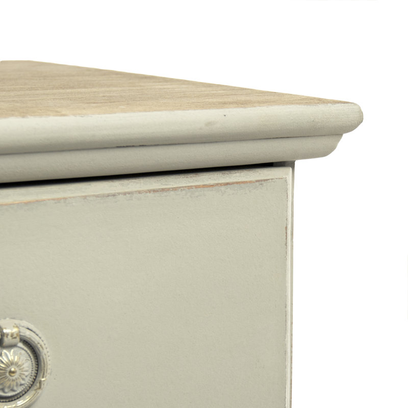Commode standard 3 tiroirs, Gris foncé