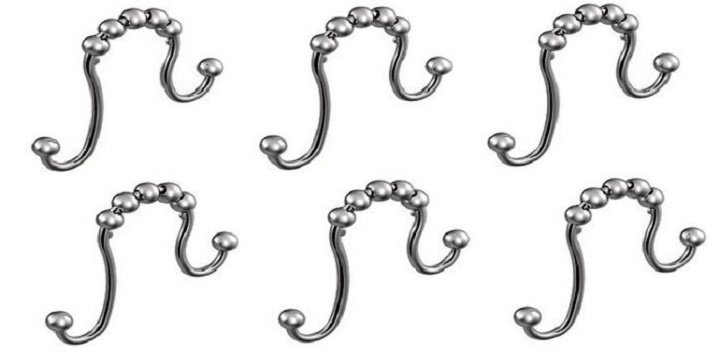 Unique Novelty Tension Shower Curtain Hook (Set of 12) Daniels Bath 