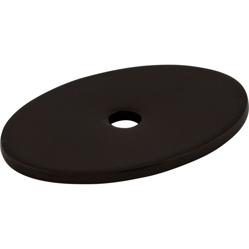 Oval  Backplate, 1.5" H x 1" W x 0.625" D, Oiled Rubbed Bronze