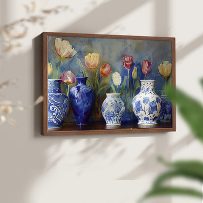 Série florale-Cxx - reproduction encadrée