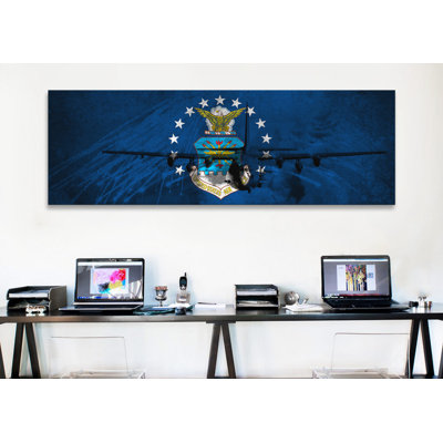 «Air-Force Flag», AC-1300HU Gunship, impression panoramique sur toile