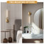 Appliques murales dorées encastrées de luxe à 1 lumière et à intensité variable (ampoule incluse)-839631095-828353009-848082648