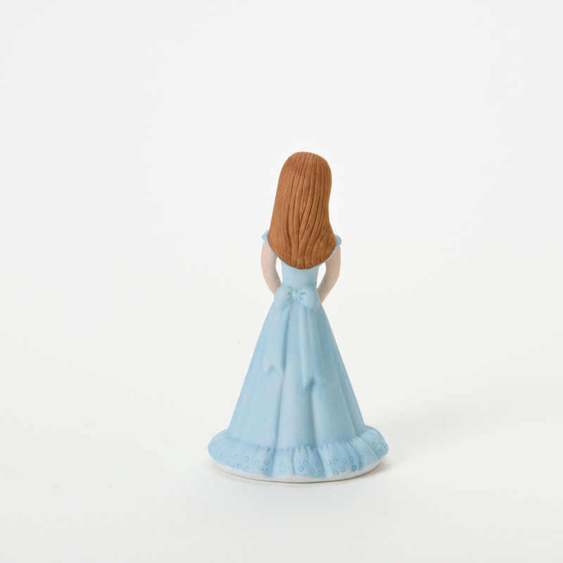 Figurine 5,5 po H 5,5 po, Brun et bleu