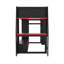 Lit mezzanine avec bureau en bois-1422315371-1422315368