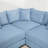 79" L-Shaped Corduroy Upholstered Sectional-1504176036