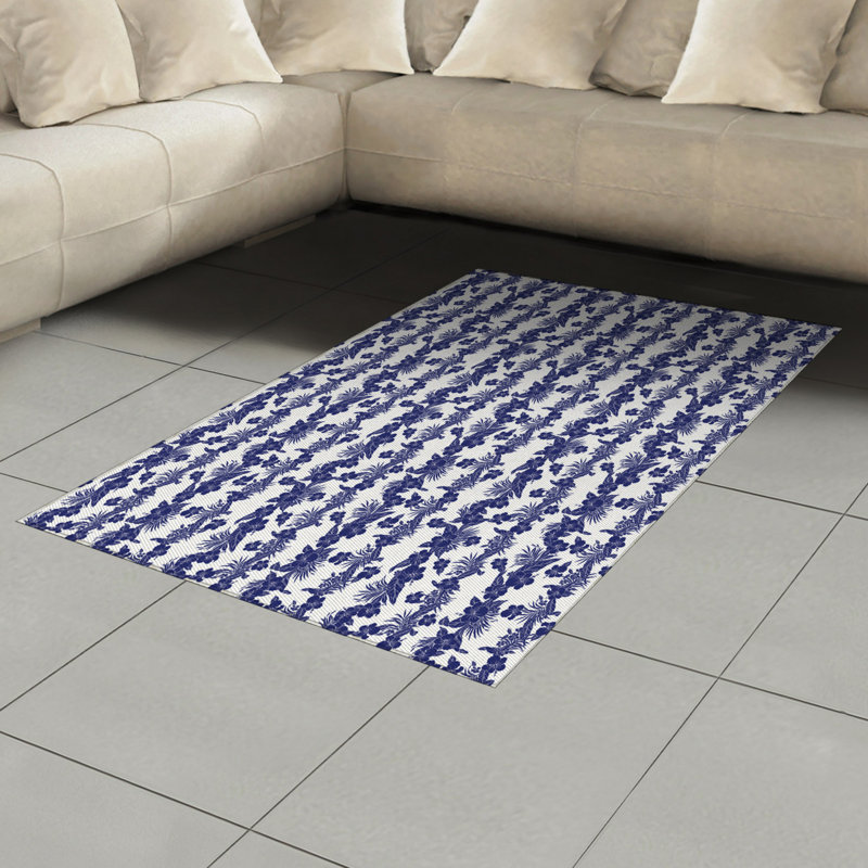Luau High Density Long Fiber Poly Threads Decorative Area Rug Carpet, Rectangle 2'7" x 5'