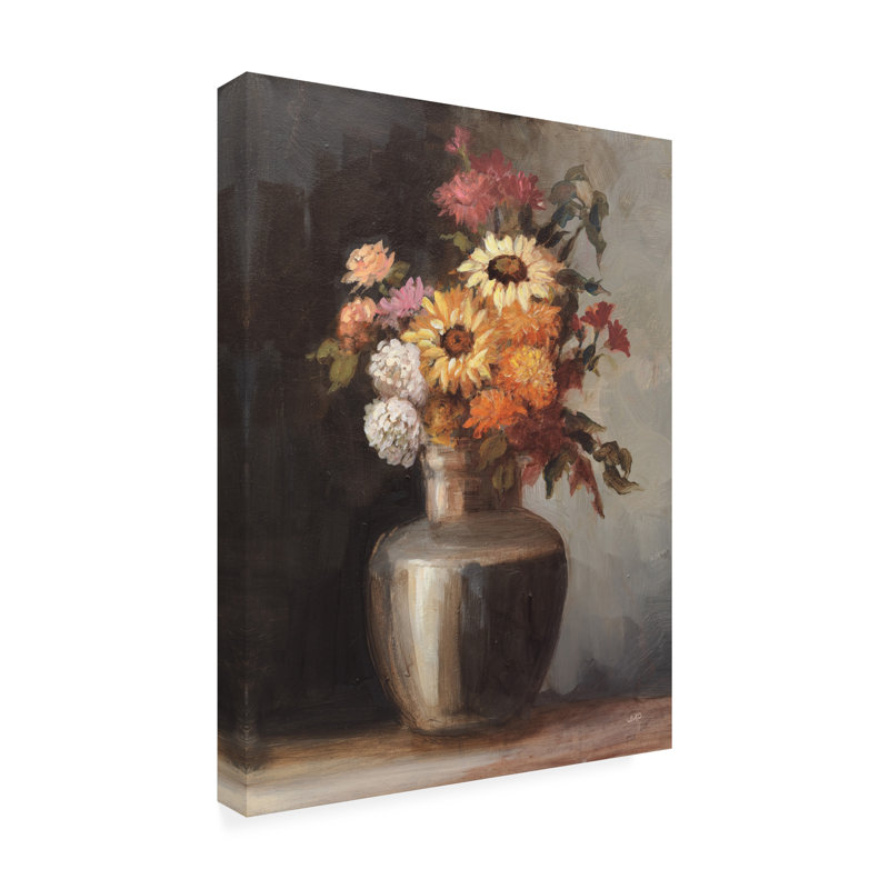  «Julia Purinton Echoes Of Autumn No Pumpkins», art mural sur toile, H 19 po x l 14 po