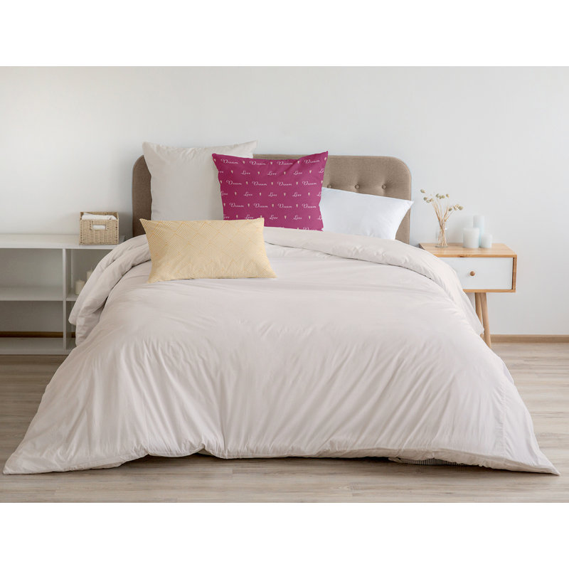 Reversible Throw Pillow, 18" H x 18" W, Square