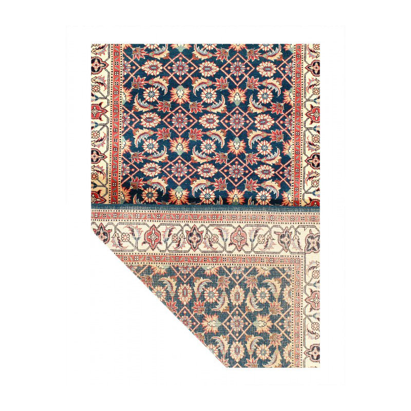 Tapis en laine d'agneau unique 10 pi 1 po x 2 pi 8 po Gulay