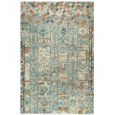Dash and Albert Rugs Hand-Knotted Jute/Sisal Geometric Area Rug in Blue ...