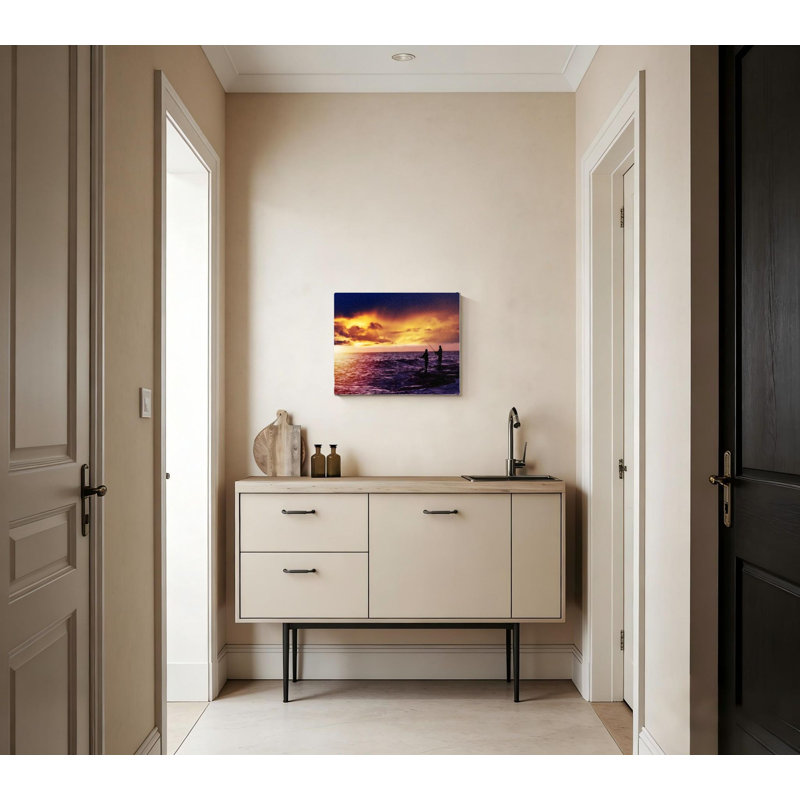 Impression sur toile 16 pi x 24 po mauve