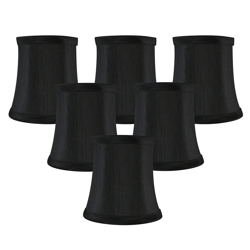 Abat-jour lustre Everly Quinn, H 3 po x l 4,5 po x P 4,5 po, Noir