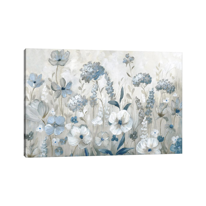 Cool Blue Field - impression d'art mural