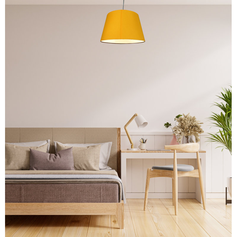 Cotton Empire Lamp Shade ( Clip On ), Cream, H16 x W25 x D25cm