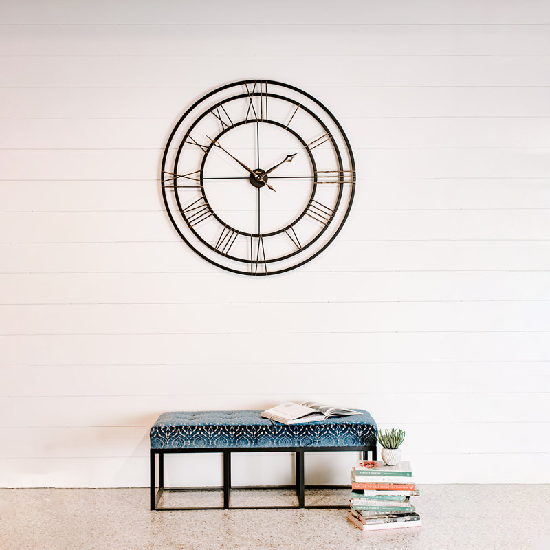Metal Analog Wall Clock