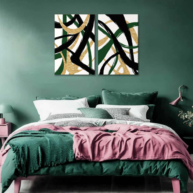 2 Piece Wrapped Canvas Print, 60 cm H x 40 cm W