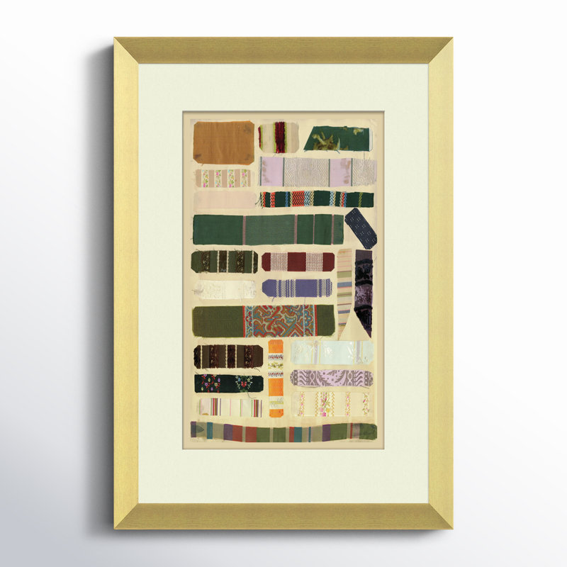 Fabric Swatches Framed Print