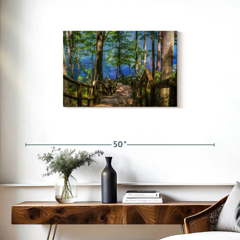 Lilie Lake Michigan Stairs, 20'' H x 30'' W