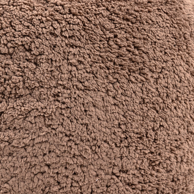 icon Kids Kingston Teddy Fleece Classic Bean Bag, Light Pink, Pack of 2, Brown