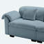 Canapé trois places en velours doux en forme de U-797856518-797856514