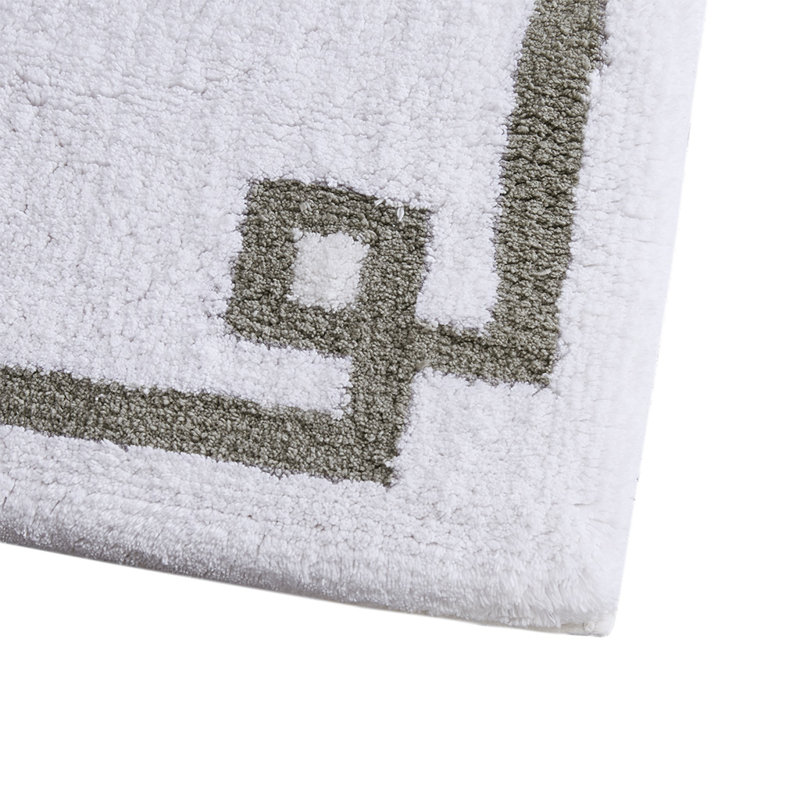 Tapis pour salle de bain Makiba, Gris, L 24 po x L 72 po