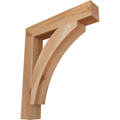 Support en blocs de cèdre rouge occidental l 3 1/2 po x P 24 po x H 28 po