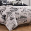 Ensemble d'édredon réversible 100% satin de coton 5 pièces Bebejan Rocky Mountains-119345206