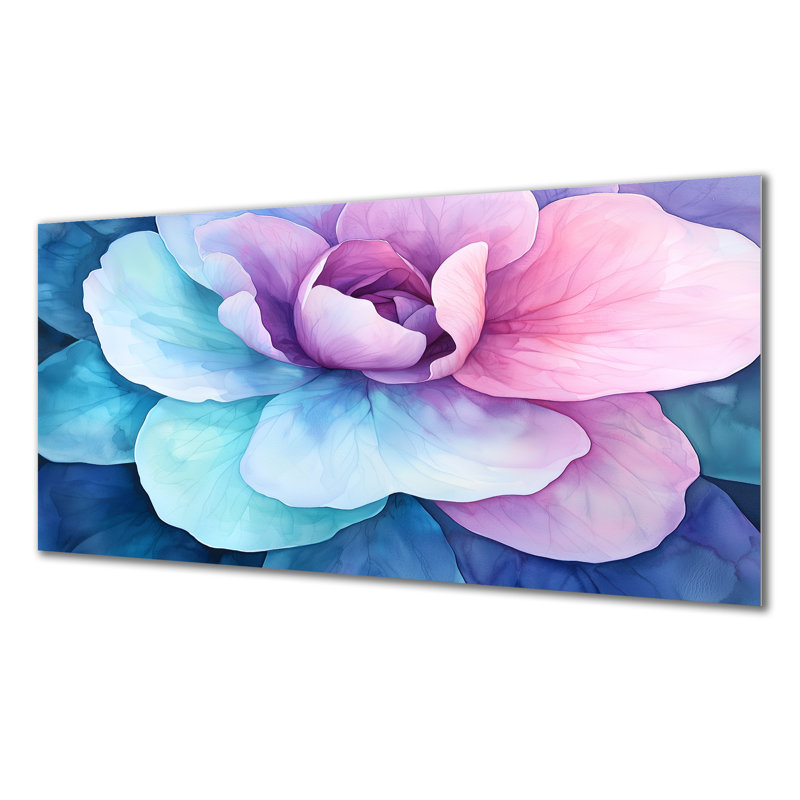 Eura éternelle de fleurs de bégonia I - géraniums, décoration murale en métal, reproduction d'art traditionnelle